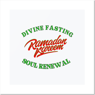 RAMADAN KAREEM, divine Fasting, Soul Renewal Posters and Art